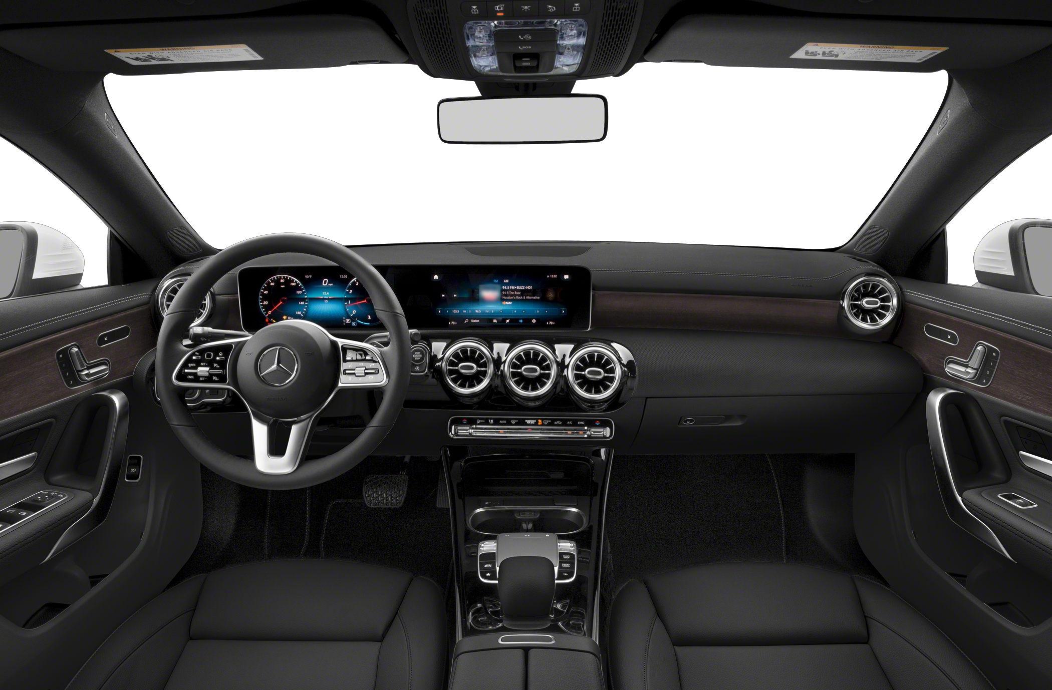 Digital dashboard and modern interior of luxury coupe
