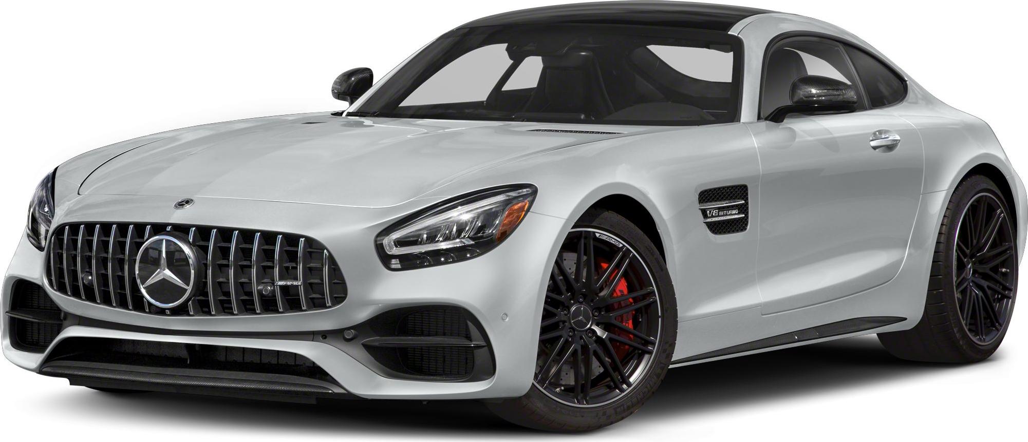 Front grille with AMG badge and V8 Biturbo side emblem highlighted