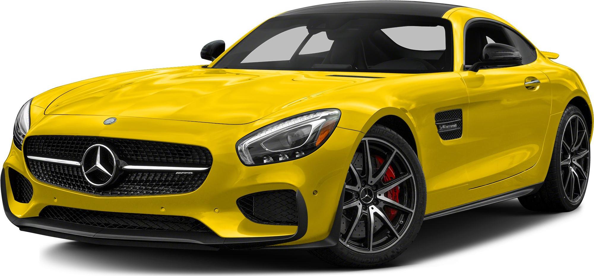 3/4 front-left view, Amg Solarbeam Yellow