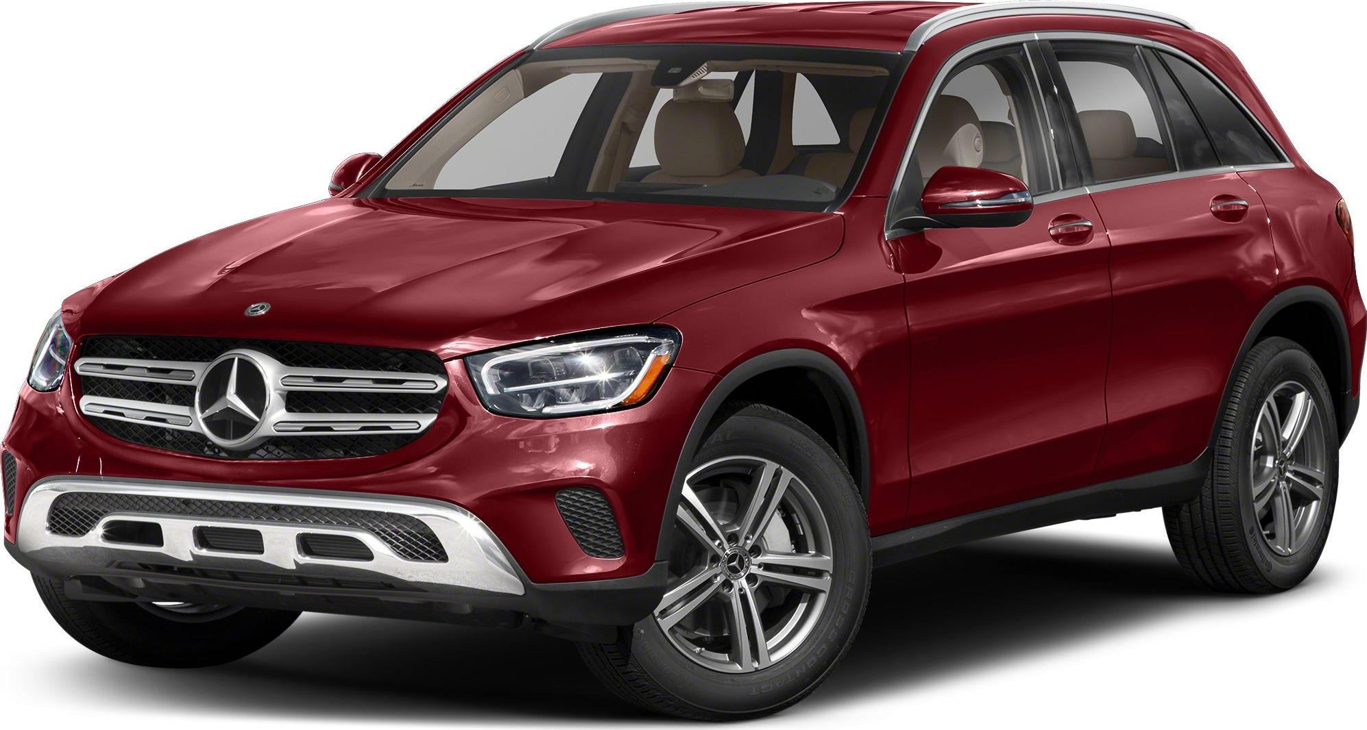 3/4 front-left view, Designo Cardinal Red Metallic