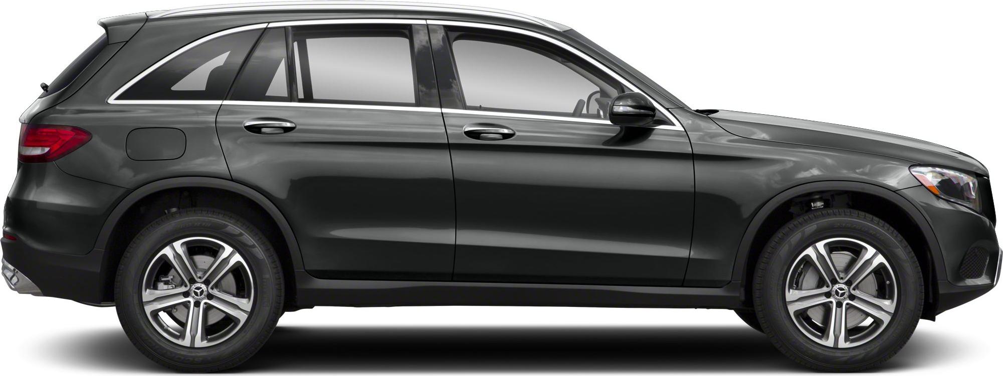 Side profile of a luxury SUV with alloy wheels and tinted windows