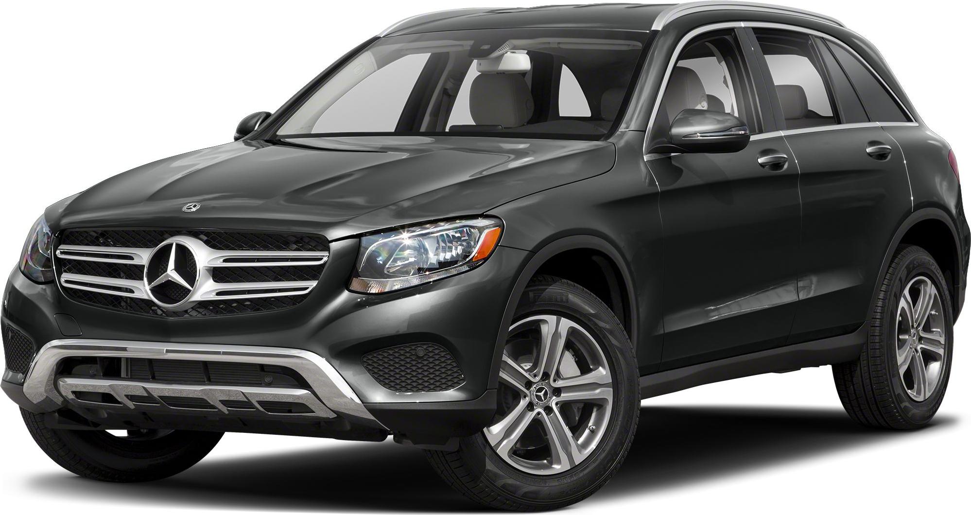 Front view of Mercedes-Benz SUV with sleek headlights and alloy wheels