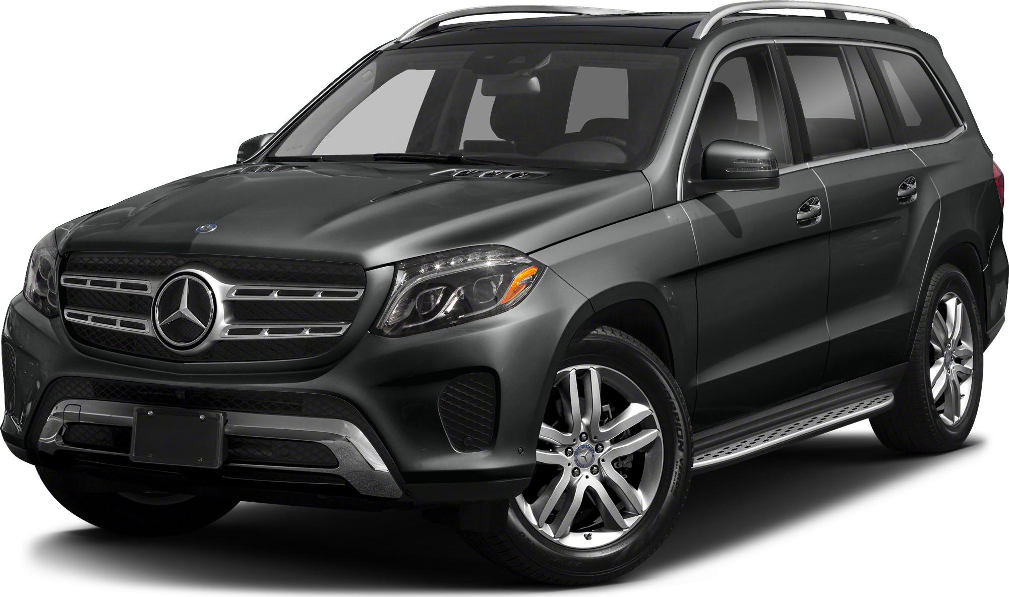 Front three-quarter view of a luxury SUV with detailed grille and sleek headlights