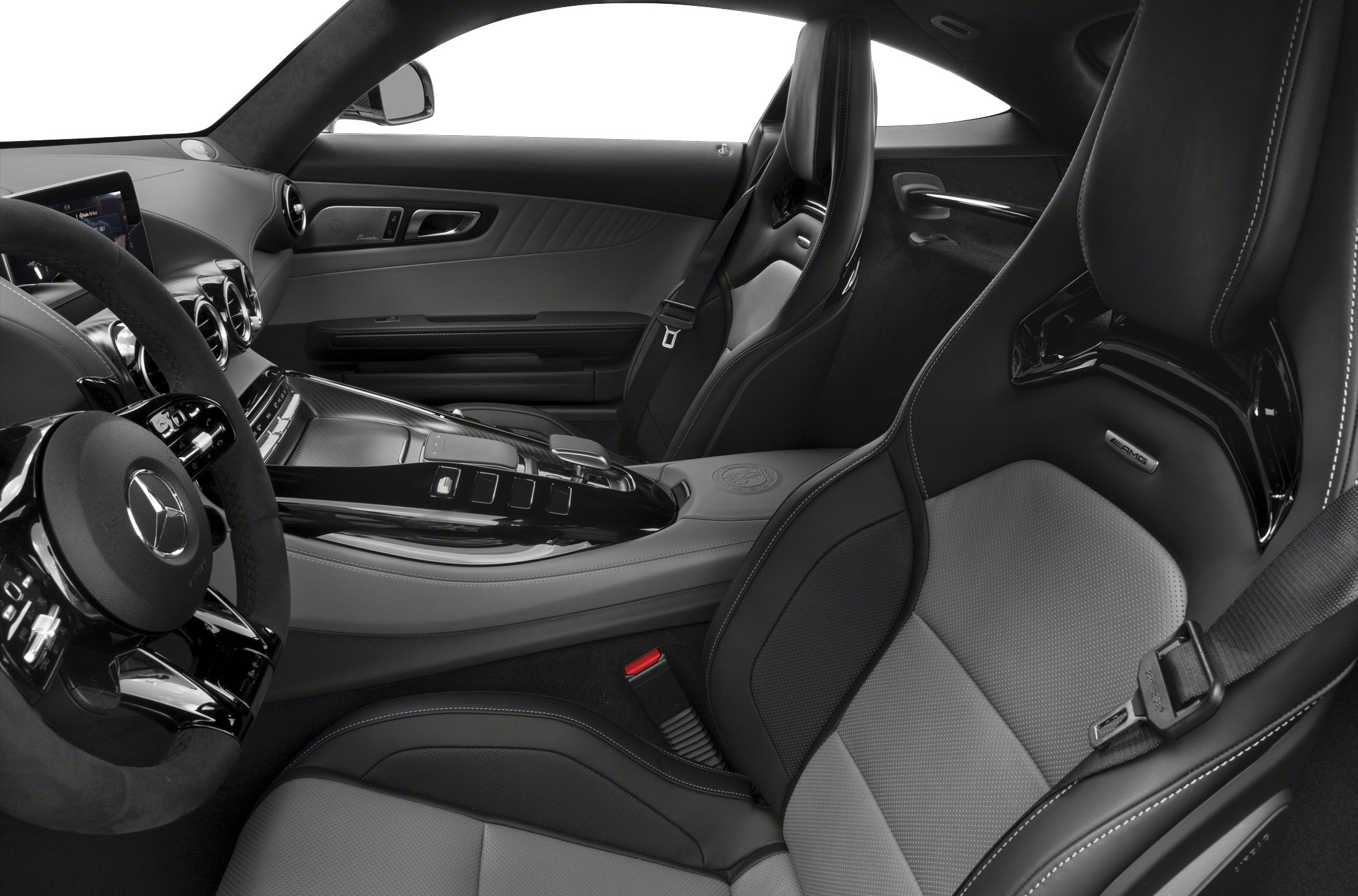 Sport seats and advanced cockpit with premium materials