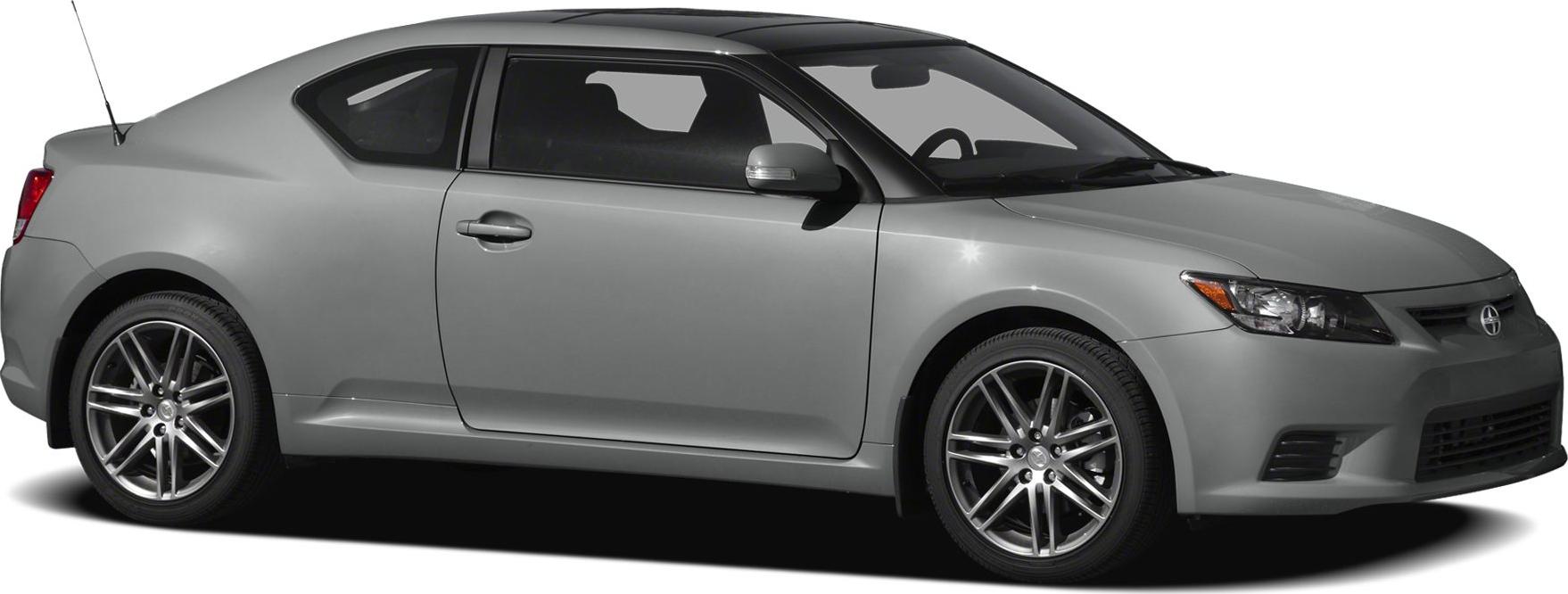 Silver sporty two-door hatchback with alloy wheels
