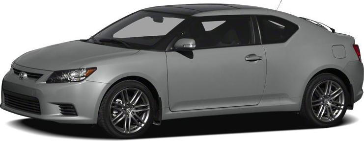 Silver sporty two-door coupe with alloy wheels and aerodynamic profile