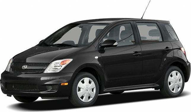 Black compact hatchback with aerodynamic design and 5-door layout