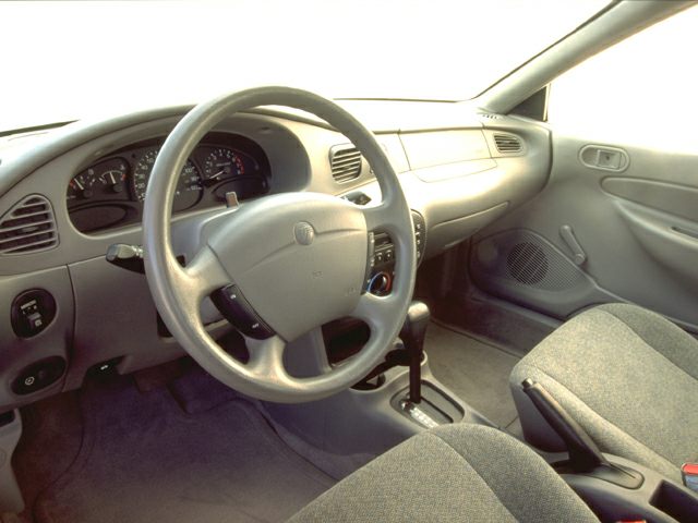 Dashboard and steering wheel interior with automatic gear shift