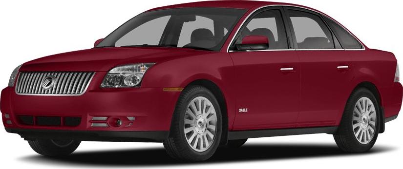 Red sedan with prominent grille and front three-quarter view.