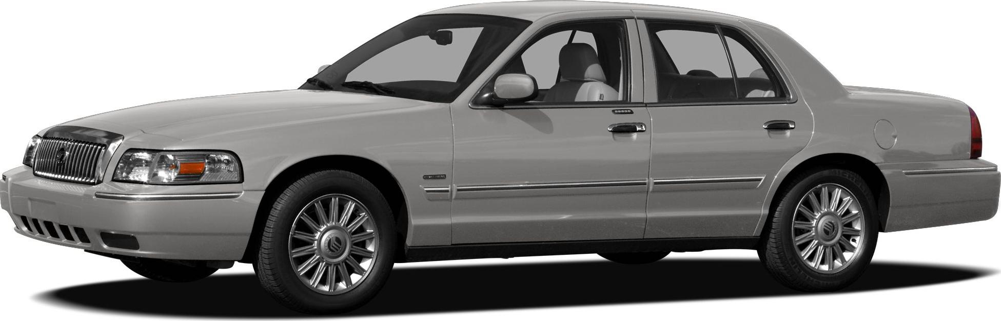 Side view of a classic full-size luxury sedan with alloy wheels