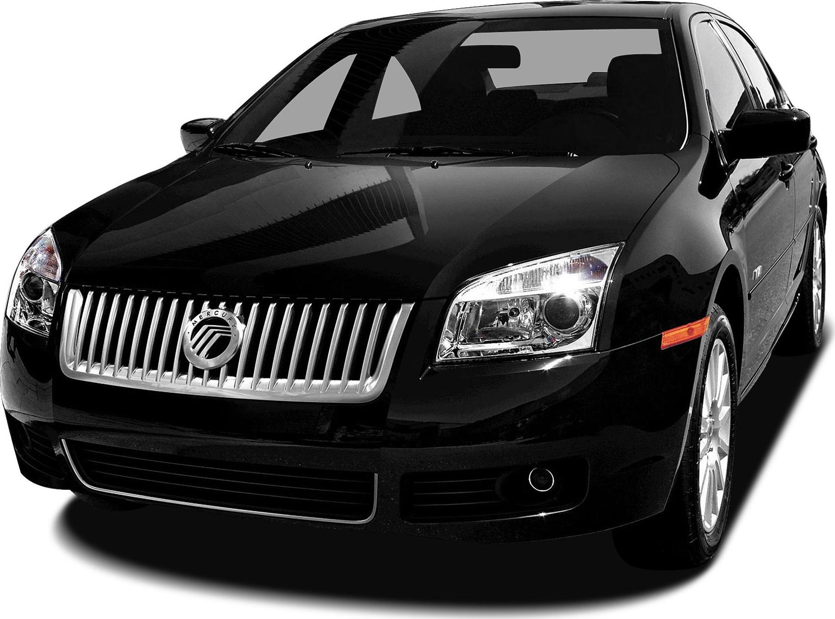Front view with chrome grille and distinct headlights