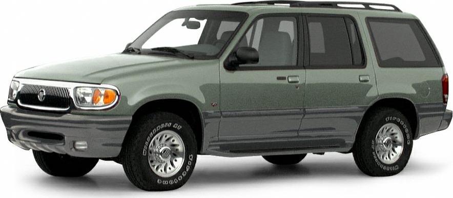 Side profile of 1997 SUV with two-tone paint and rugged build.