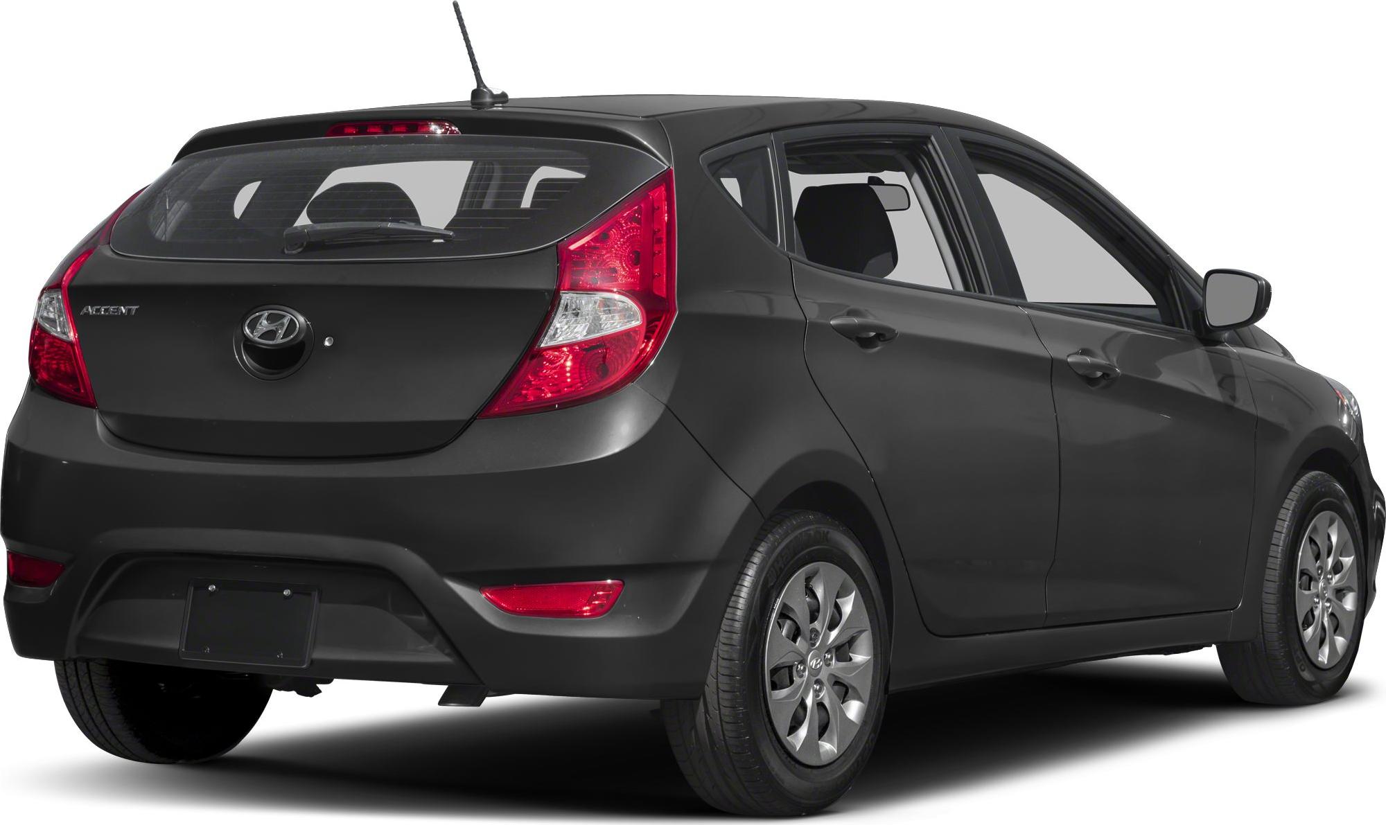 Rear view of hatchback with distinct tail lights and rear windshield wiper