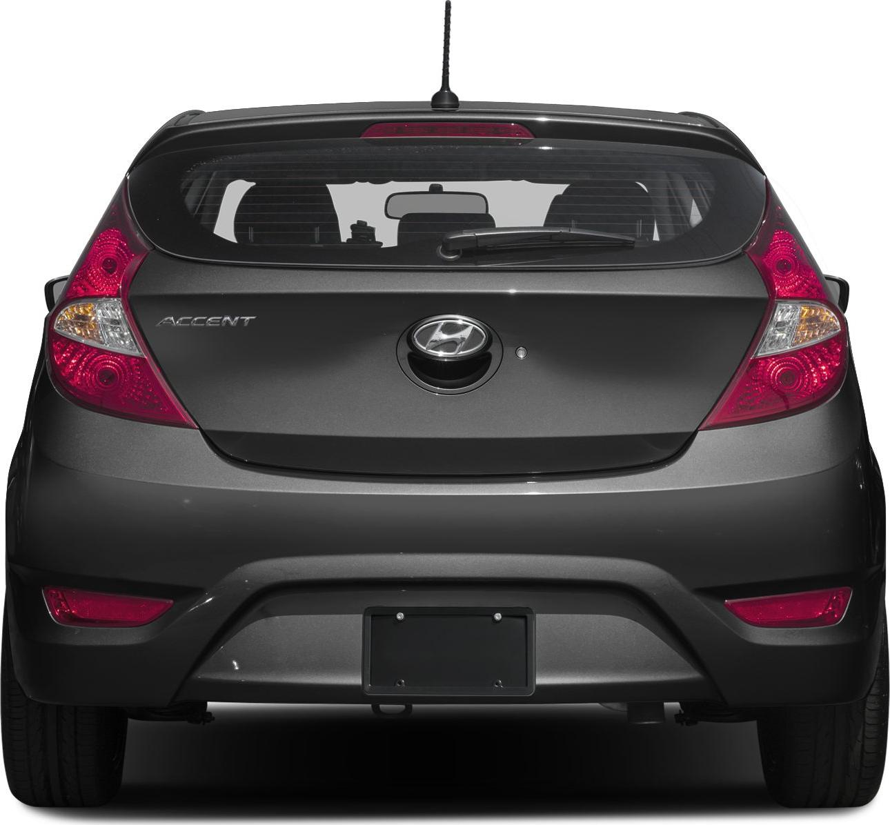 2011 Hyundai Accent IV Hatchback Rear View