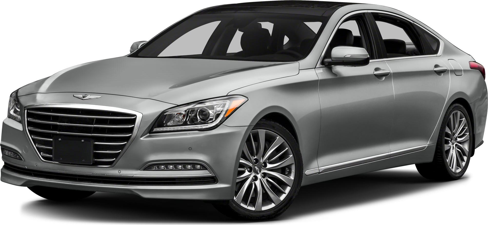 Luxury sedan front side view with sleek headlights and prominent grille