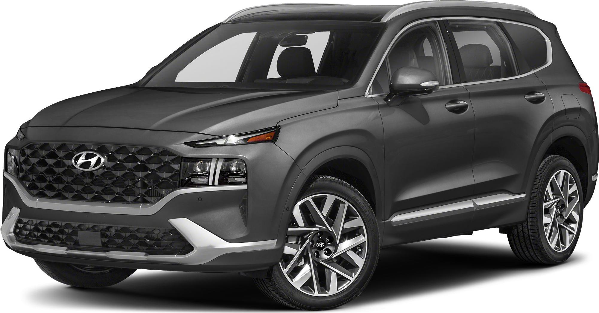 Front side view showing grille, headlights, and alloy wheels