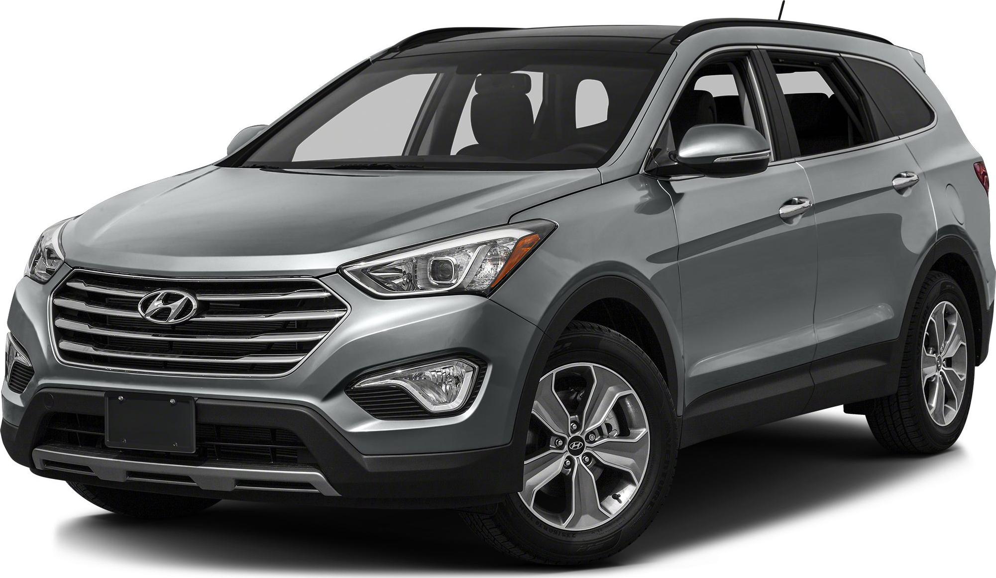 Front view of an SUV with prominent grille and modern headlights