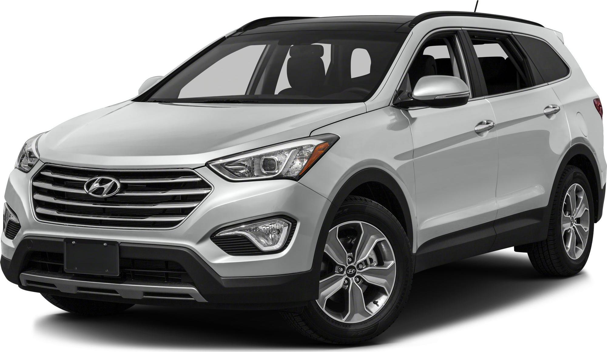 Front angle view of SUV with distinctive headlights and wide grille