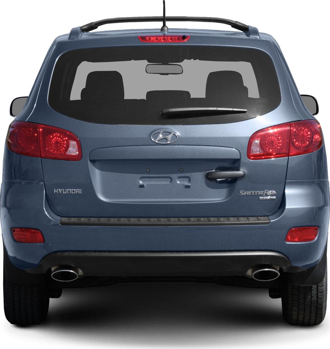 2007 Hyundai Santa Fe II (CM) Rear View