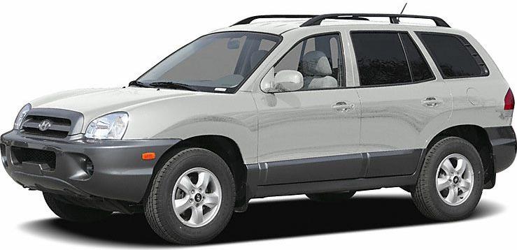 Front side view of a mid-size SUV with distinct 2000s design.
