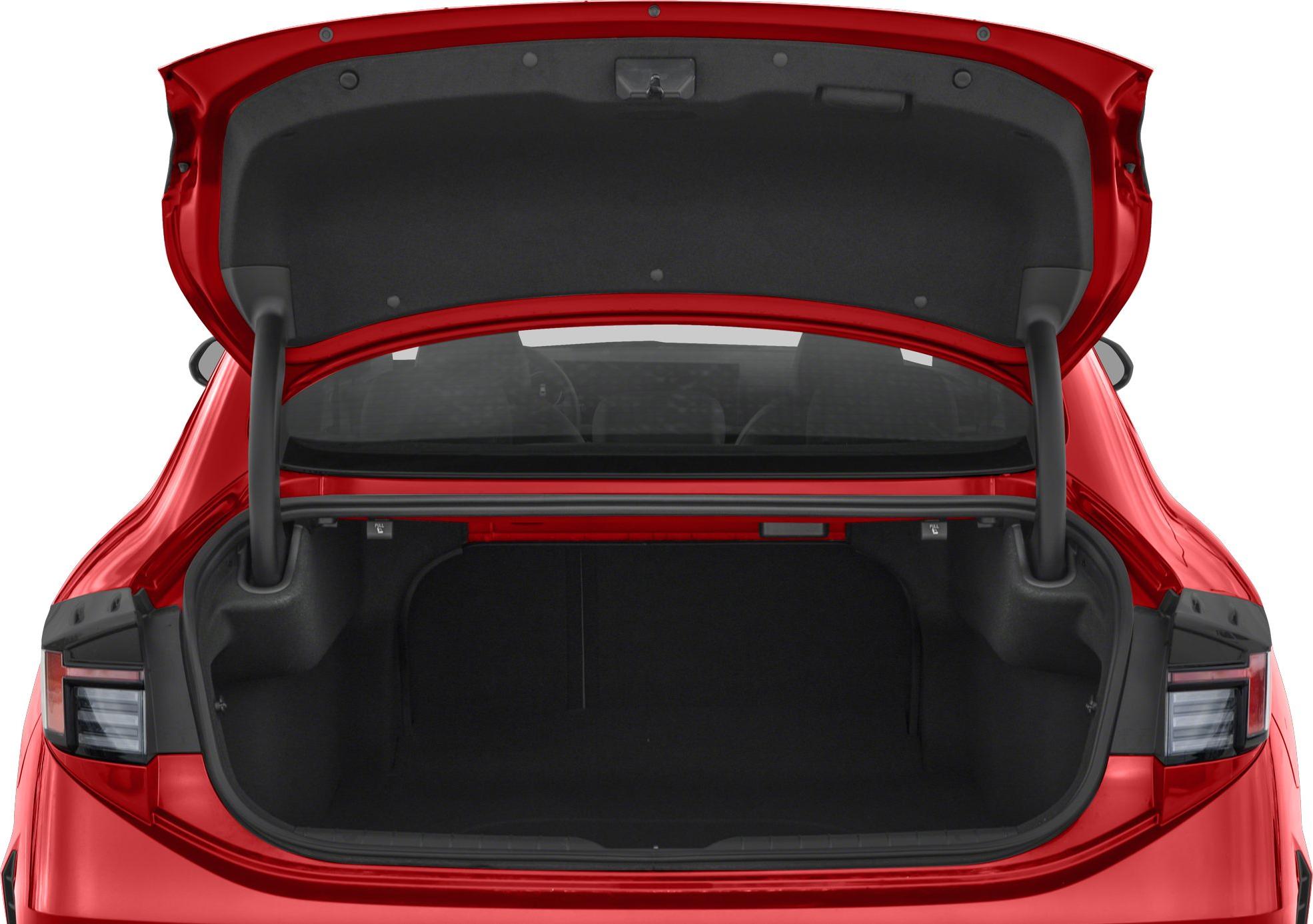 Open spacious trunk with visible interior details
