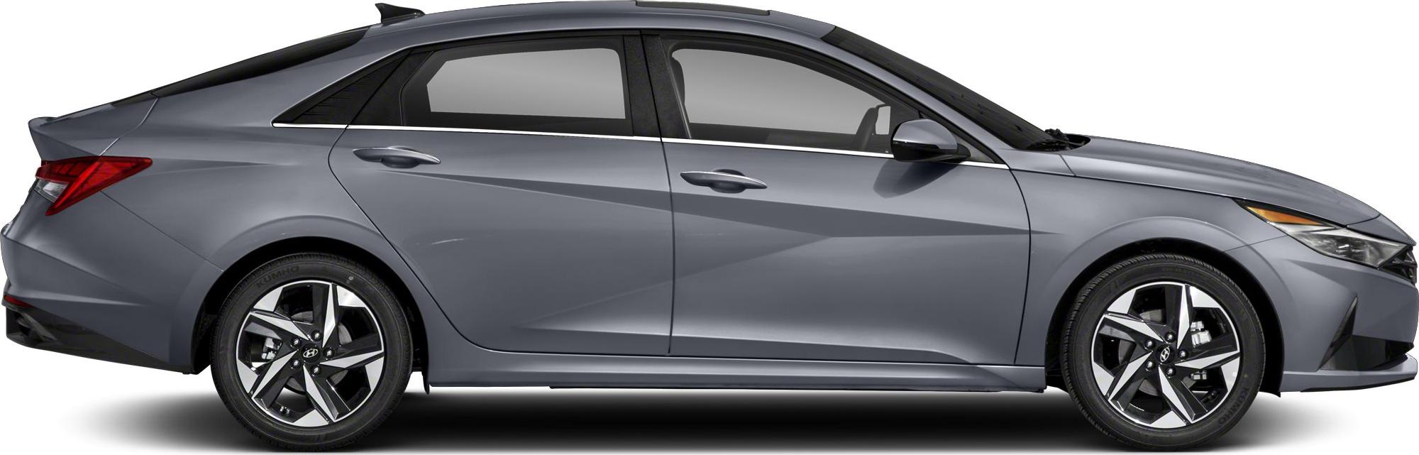 Side profile with distinctive body lines and alloy wheels