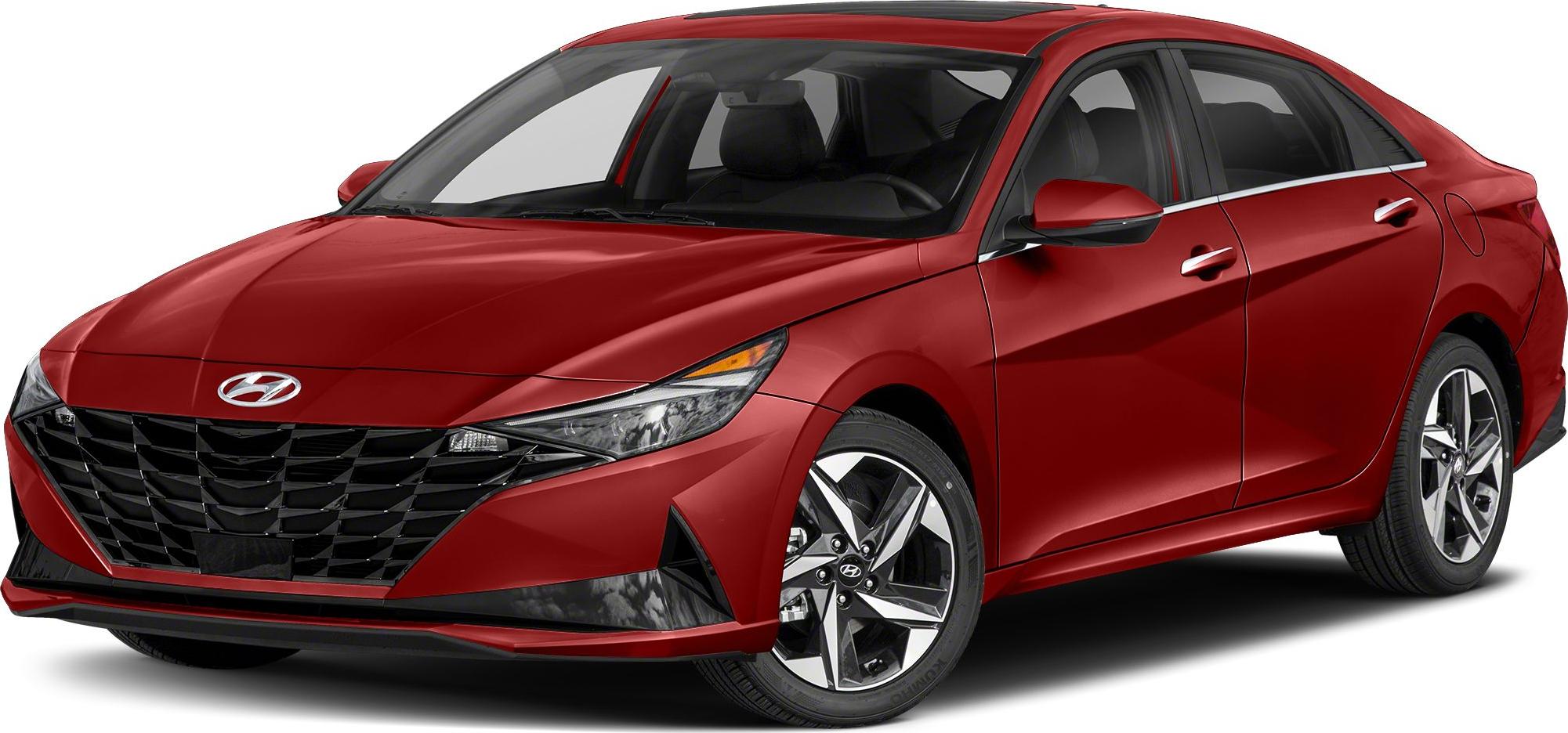 3/4 front-left view, Calypso Red