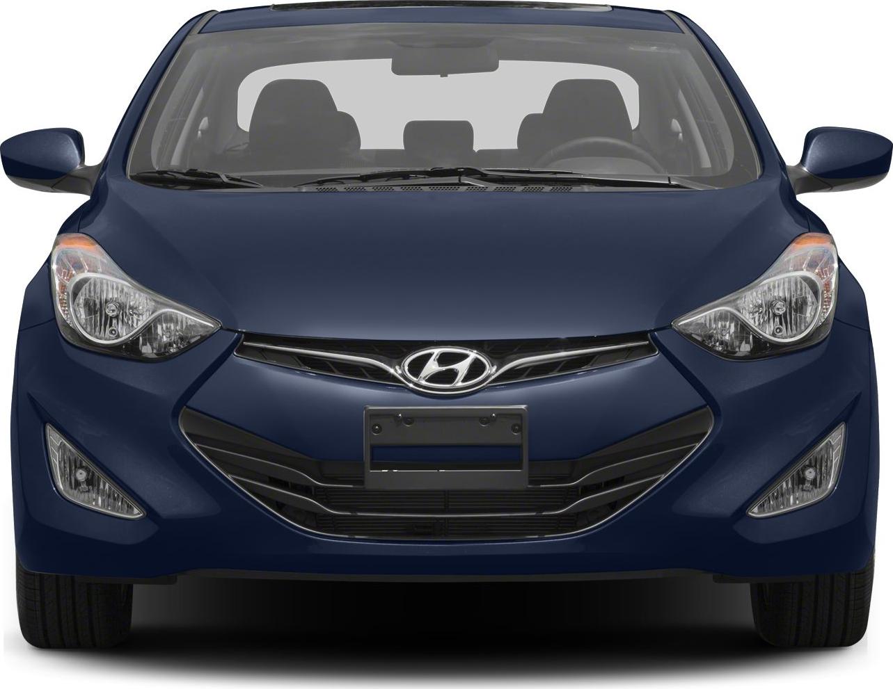 Front view of a 2013 coupe highlighting headlights and grille