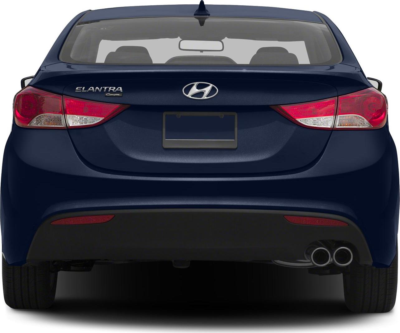 Rear view showing dual exhaust and stylish tail lights