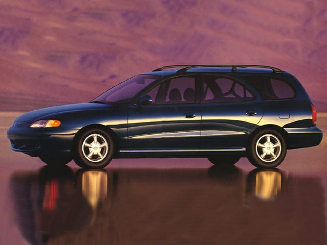 1996 Hyundai Elantra II Wagon Side View Left