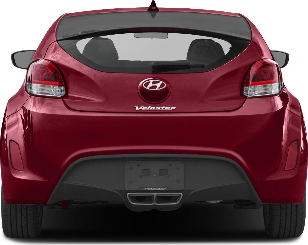 2015 Hyundai Veloster (facelift 2015) Rear View