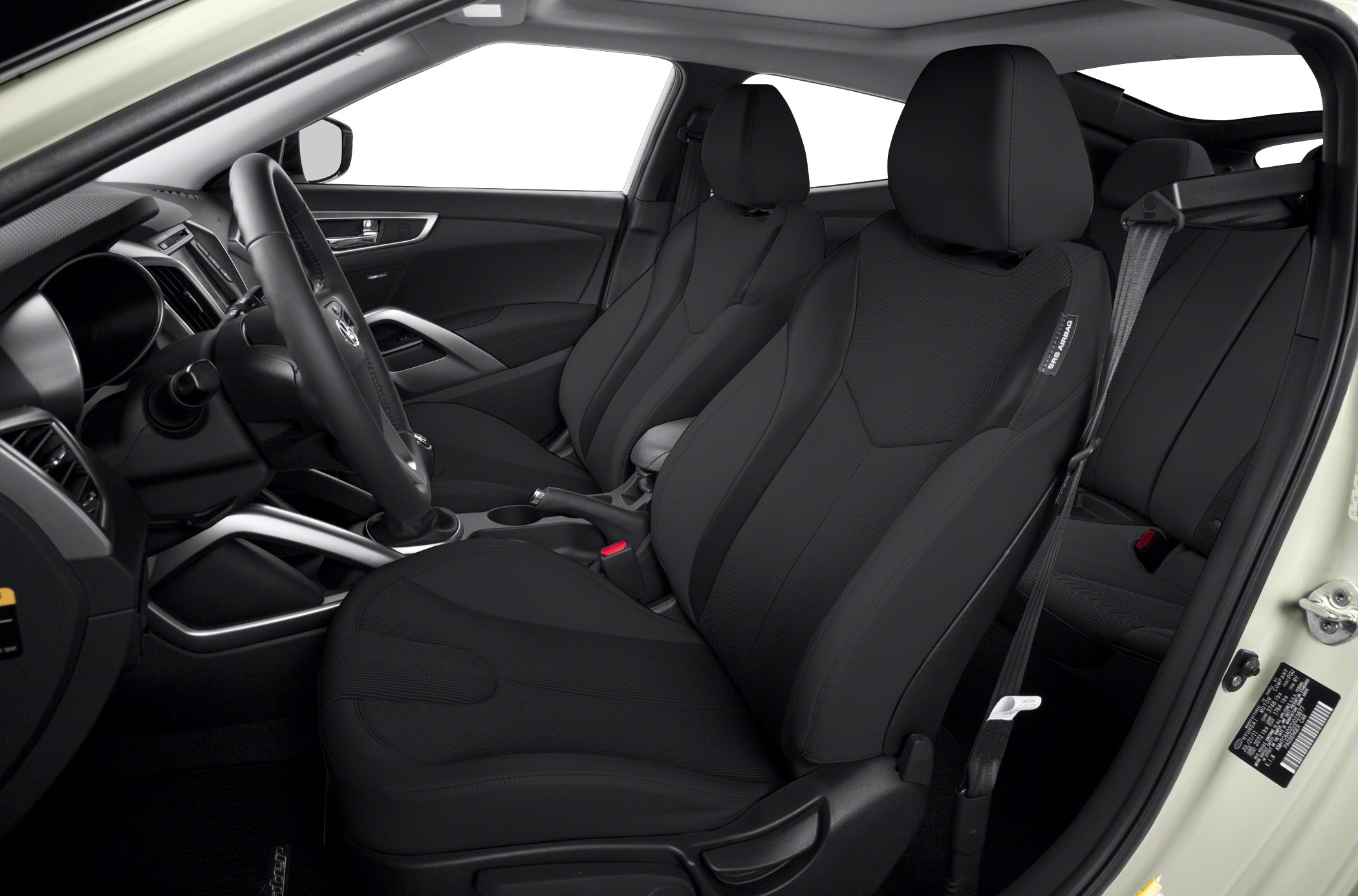 Modern dashboard and stylish front seating with sporty design