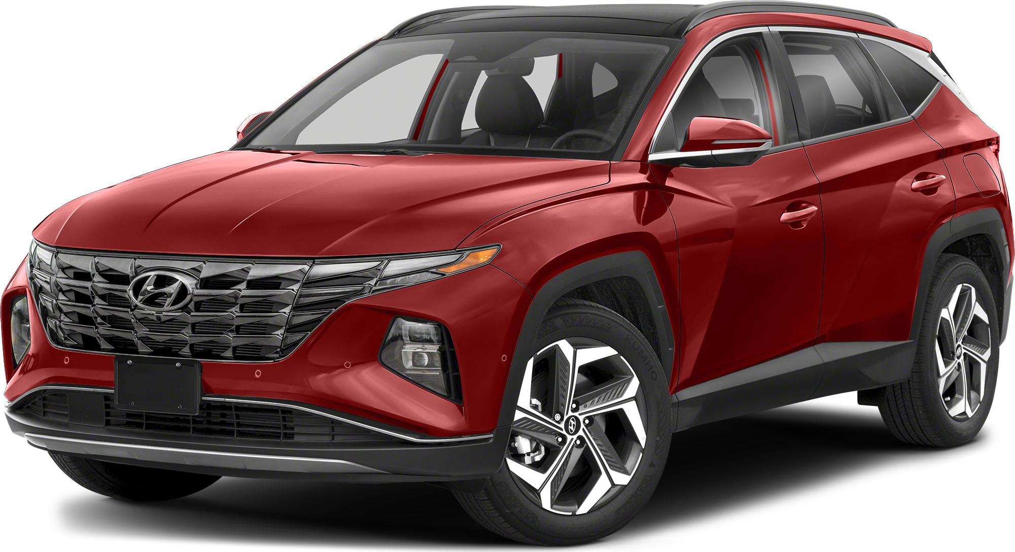 3/4 front-left view, Calypso Red