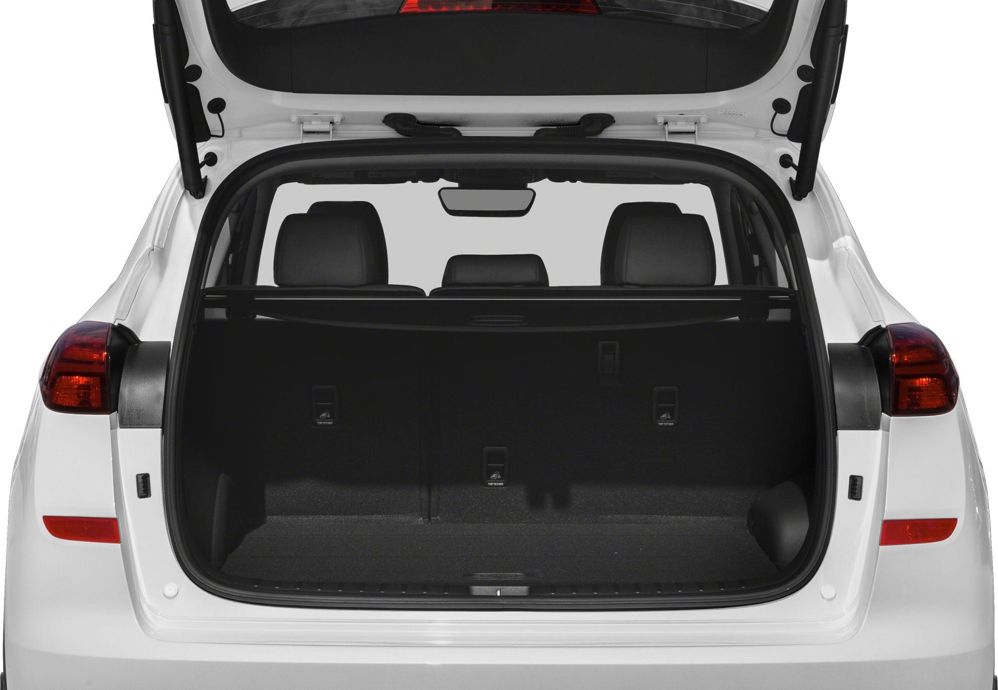Open rear cargo space with visible second row seats