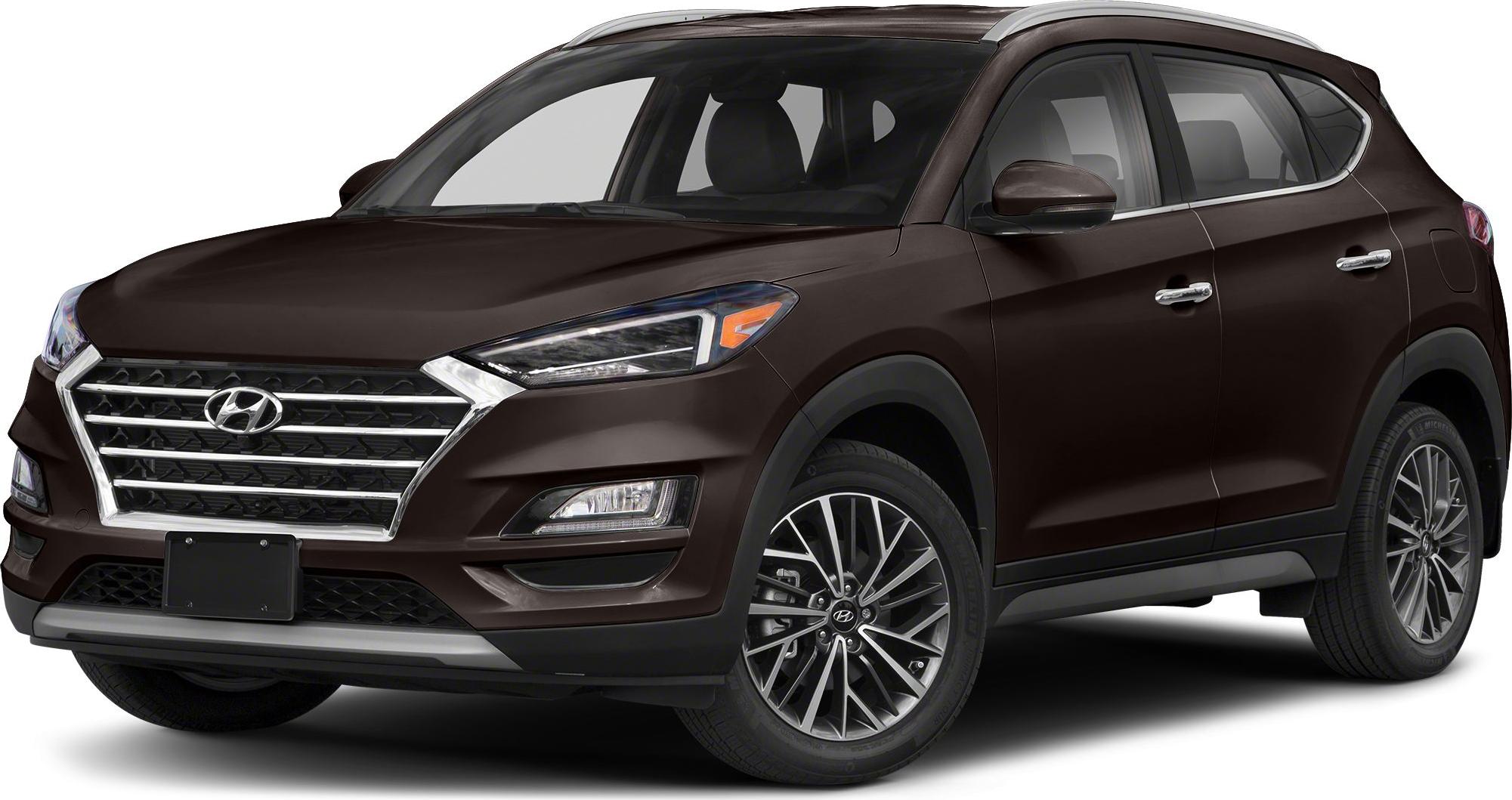 Front-side view of SUV with distinctive grille and alloy wheels