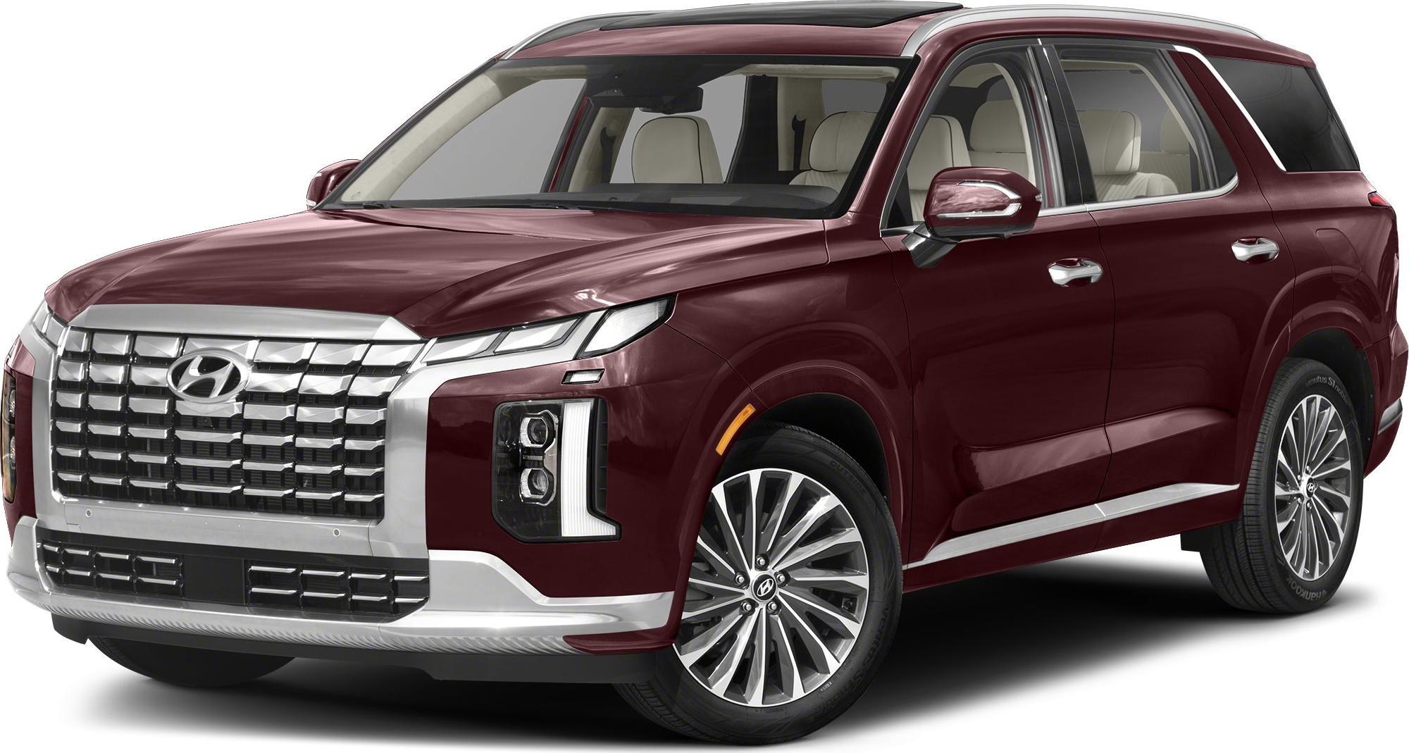 Bold front grille and modern vertical headlights