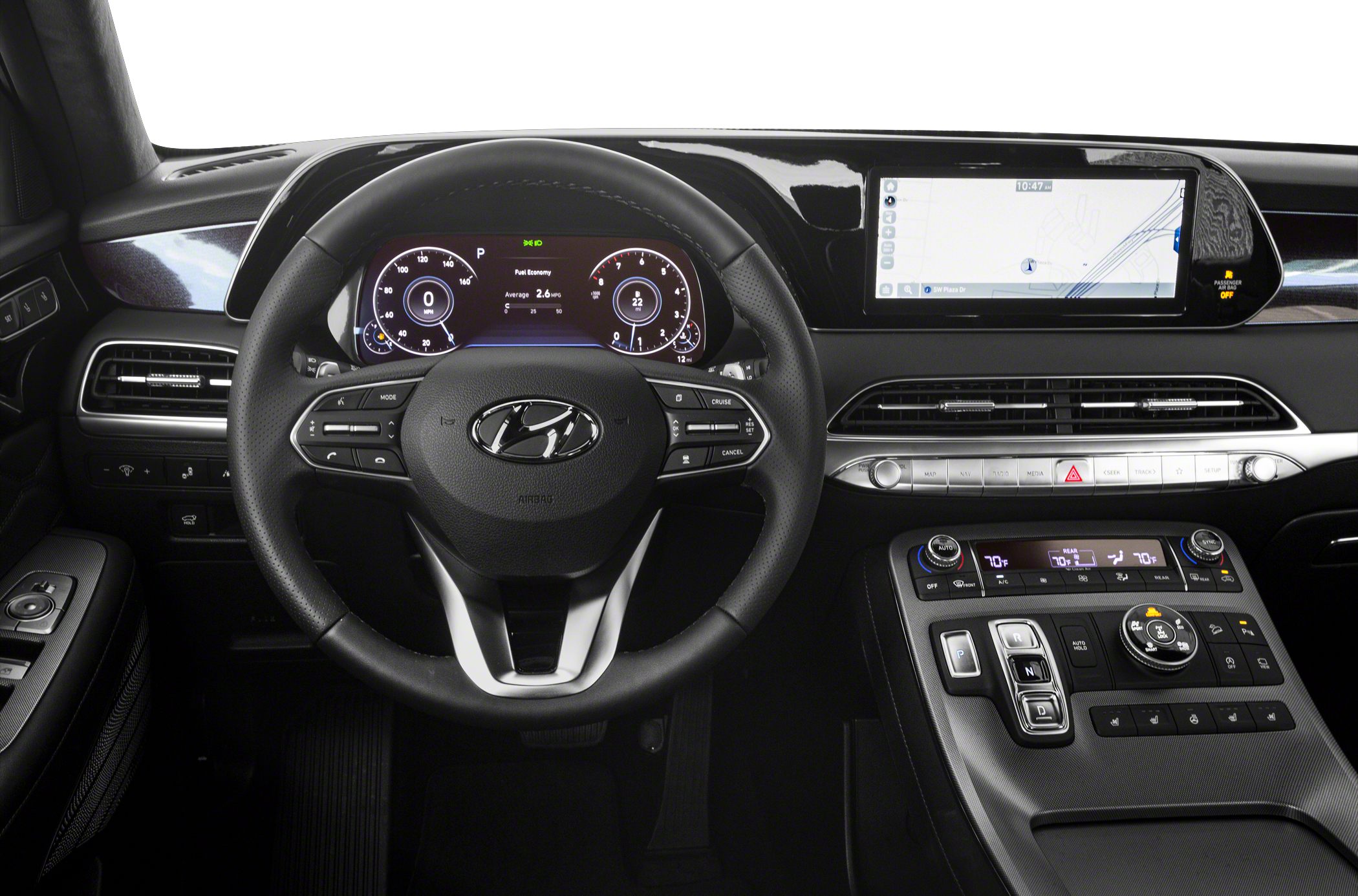 Digital instrument cluster and infotainment center with navigation