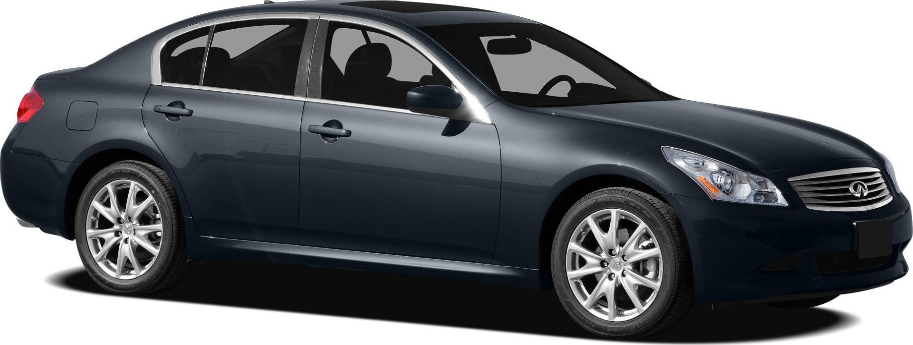 Side profile of a sedan with alloy wheels and chrome trim