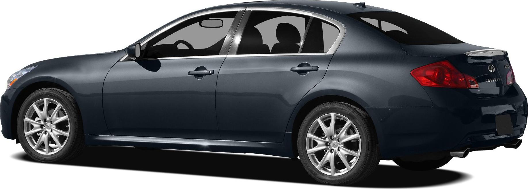 Side profile of sedan with alloy wheels and rear spoiler