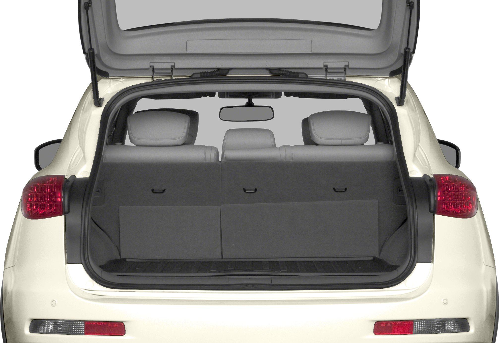 Open rear hatch with visible rear seats and cargo area