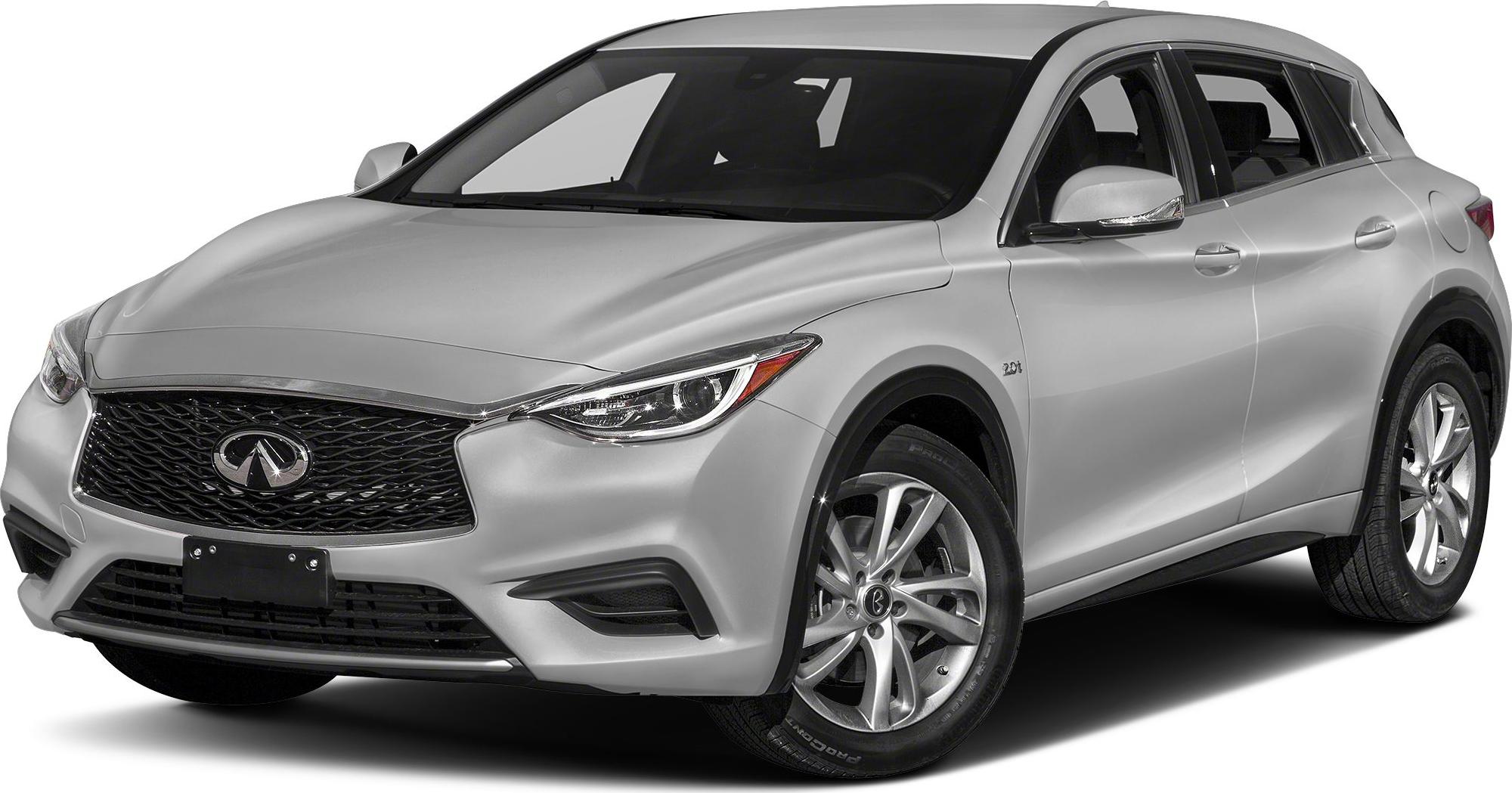 Front three-quarter view of a luxury crossover SUV with sporty alloy wheels