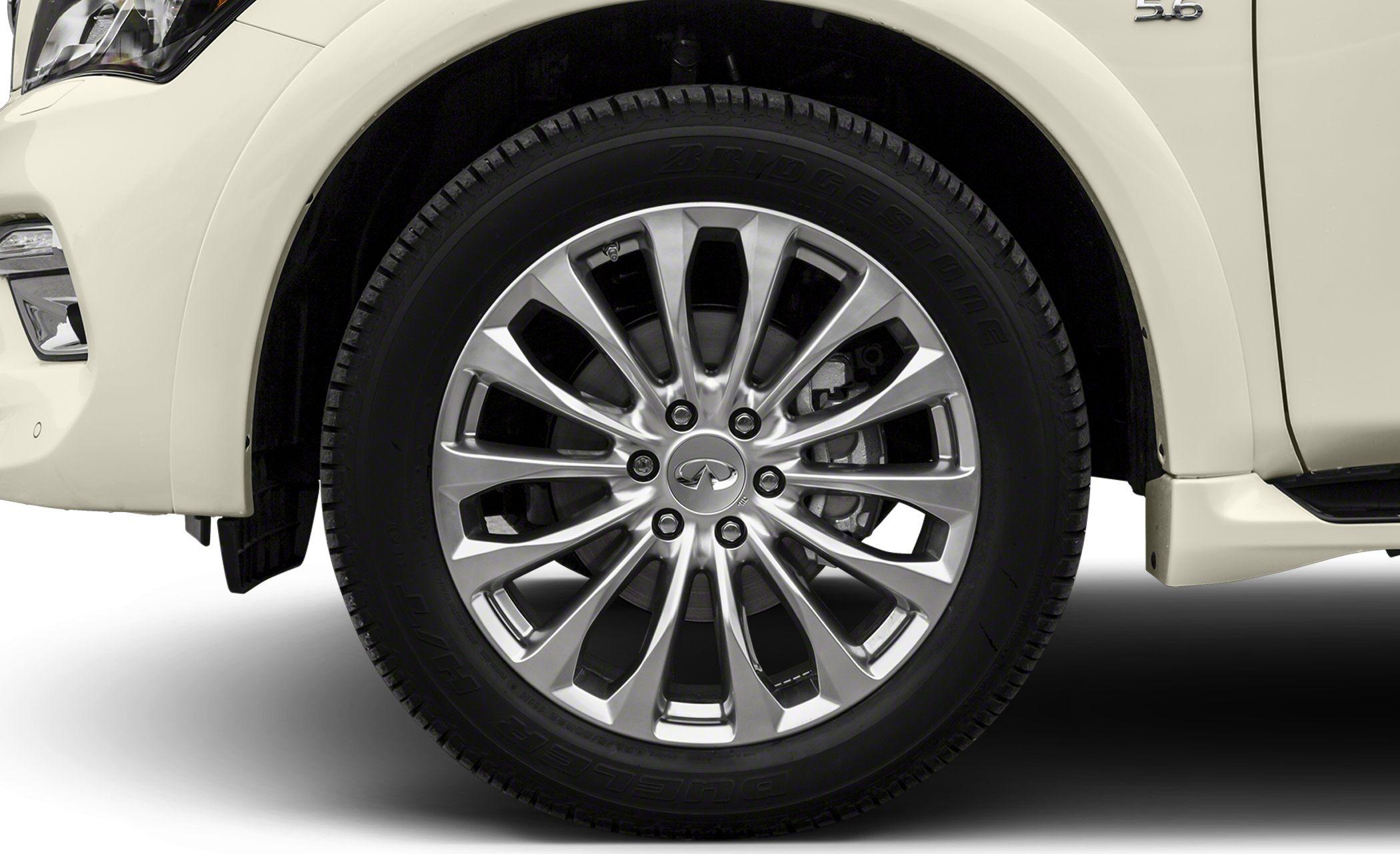 Multi-spoke alloy wheel with Bridgestone Dueler tire