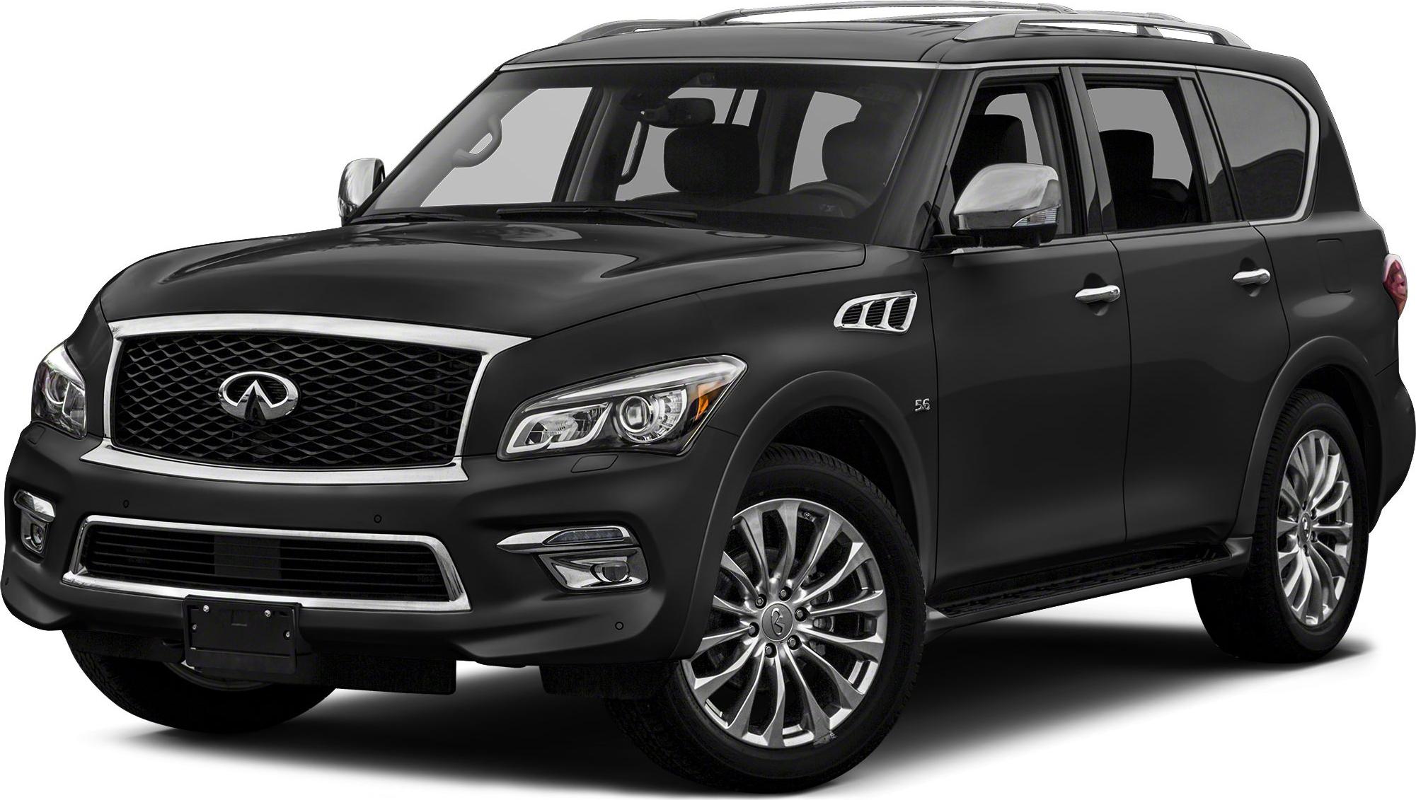 Front view of a luxury full-size SUV with chrome grille and multi-spoke alloy wheels