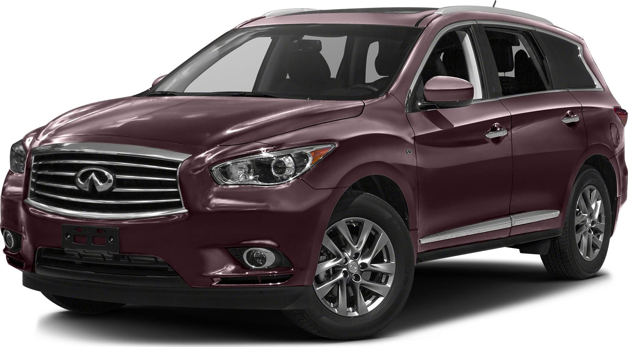 Front side view of a mid-size SUV with distinctive grille and headlights