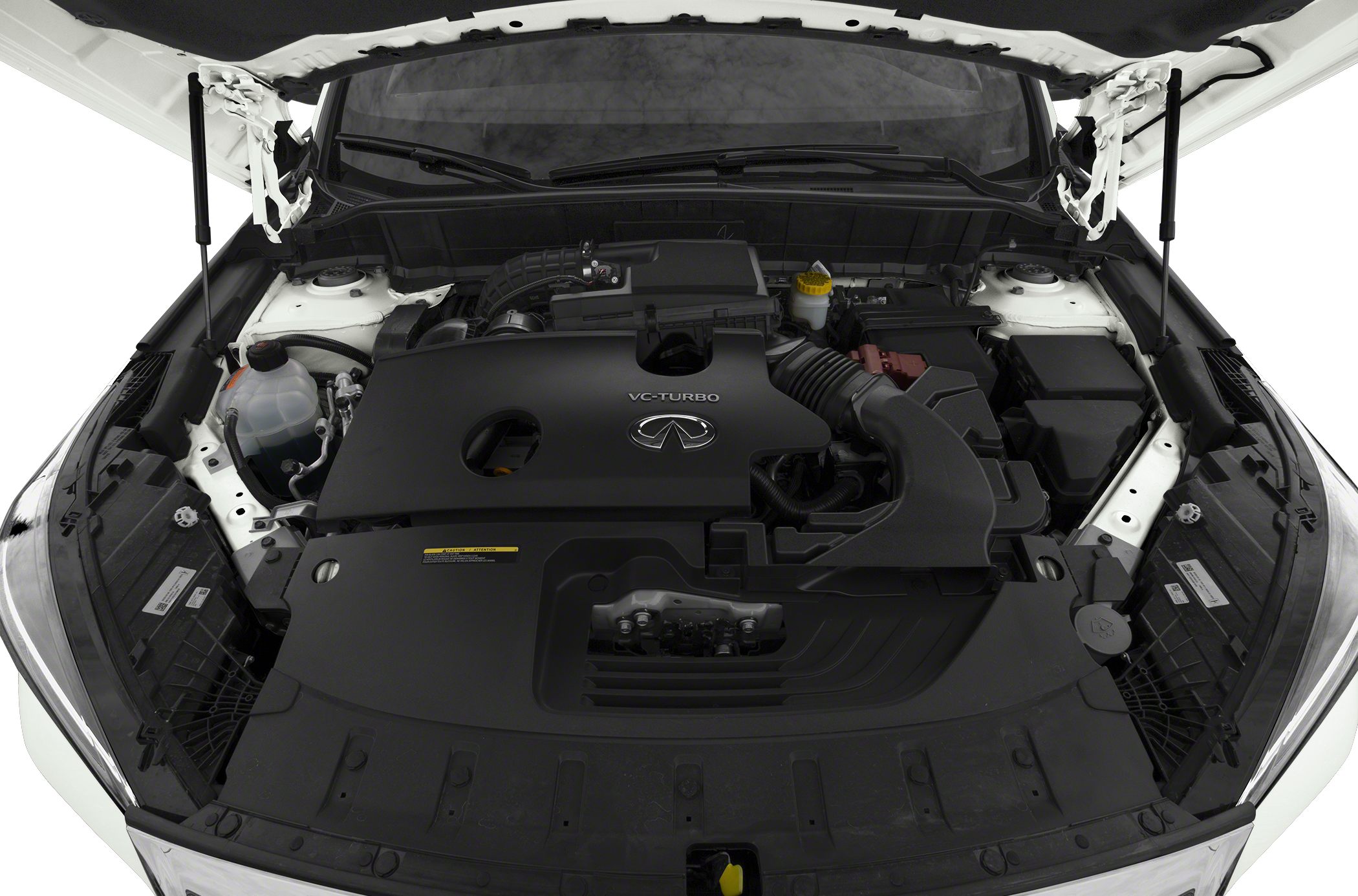 Close-up of engine bay with VC-Turbo engine technology