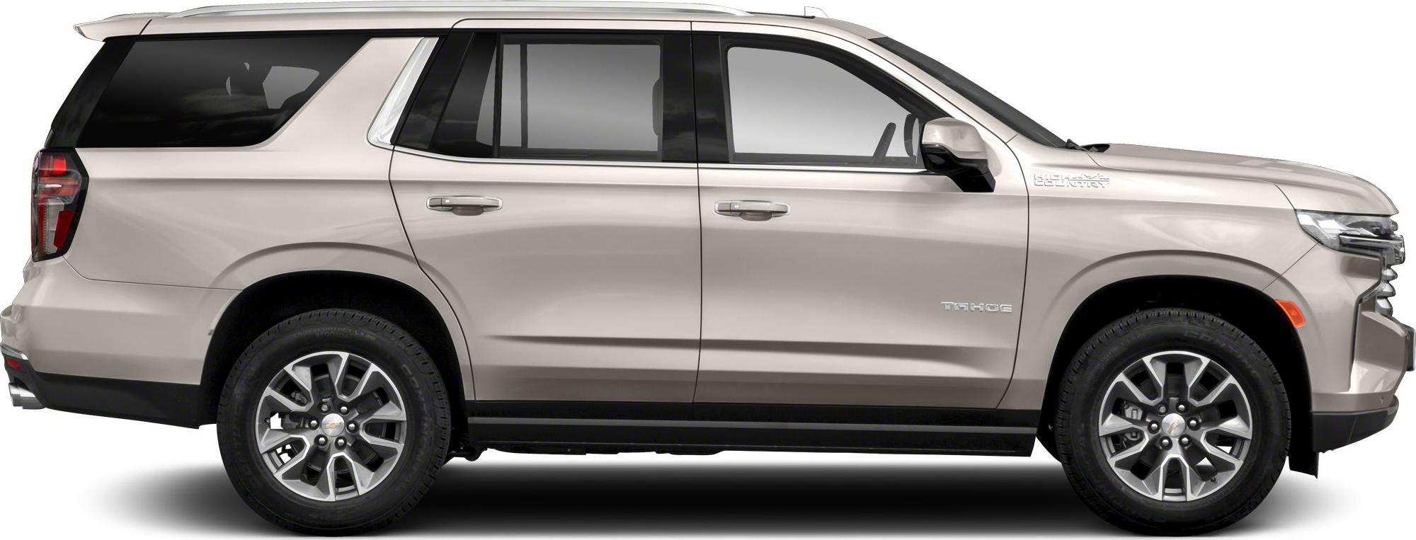 Side profile of SUV with alloy wheels and tinted windows