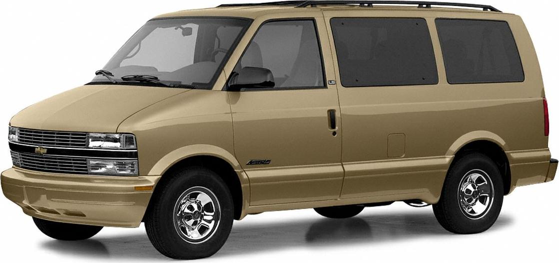 Beige van with front and side views, chrome wheels, roof rails