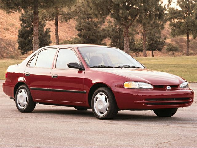 Classic sedan with smooth lines and compact front-side profile