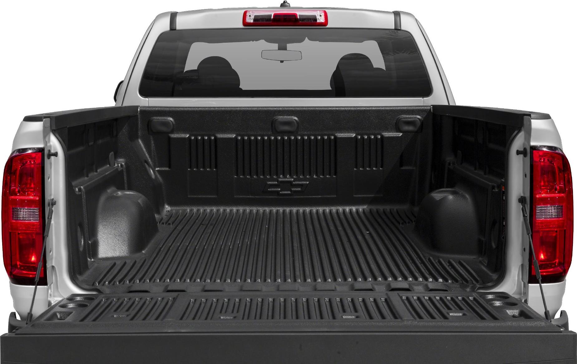 Pickup bed interior with durable liner and extended cab long box design