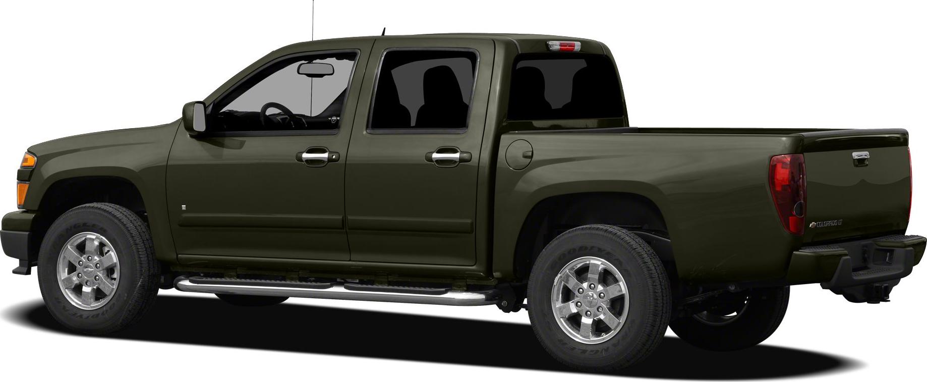 Side view of a crew cab pickup truck with extended cabin and truck bed